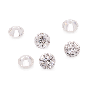Diamant - weiß (TW), rund, 1x1 mm, 0.0045 cts, Nr. D11022