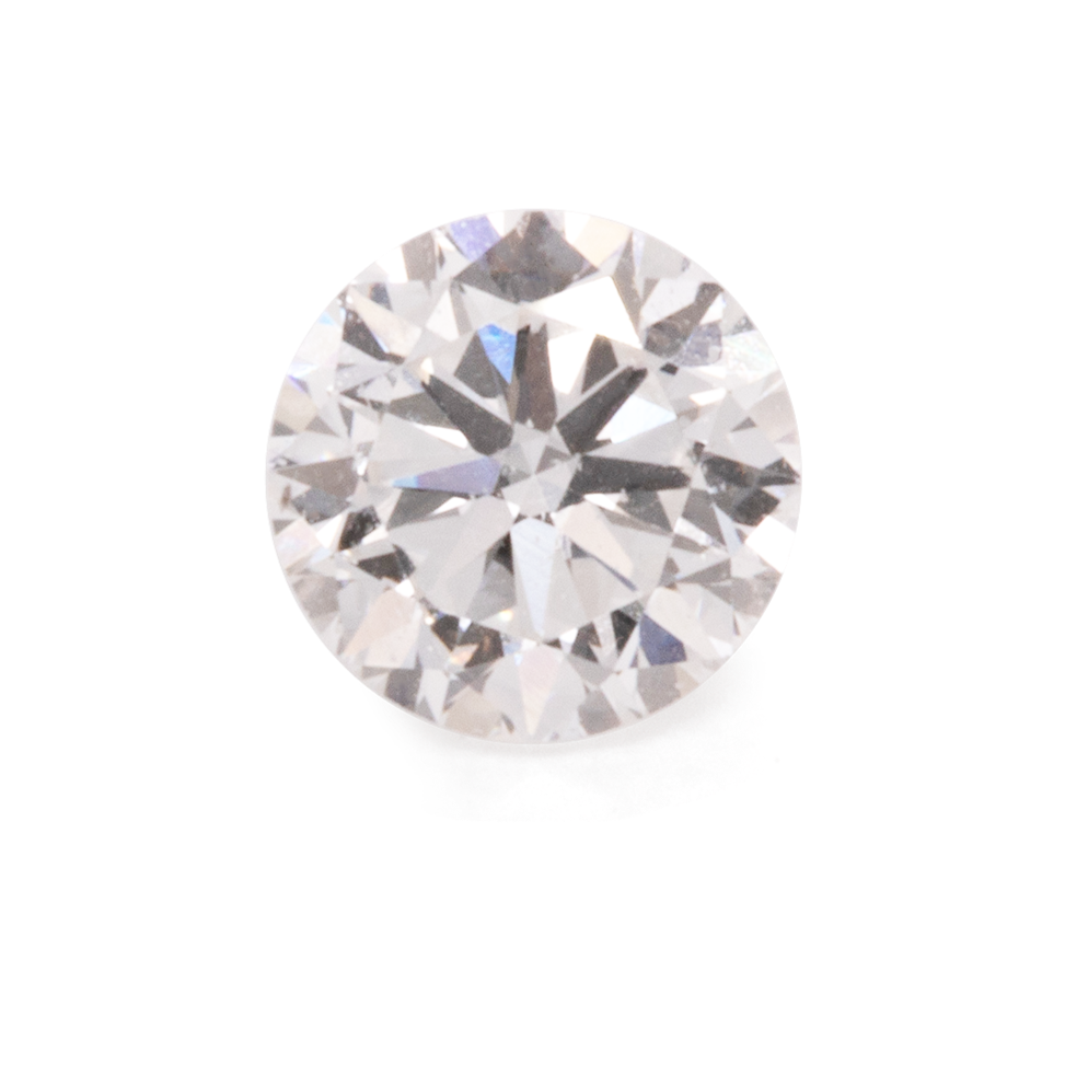 Diamond - white (TW), SI, round, 2.8 mm, approx. 0.085 cts, No. D11040