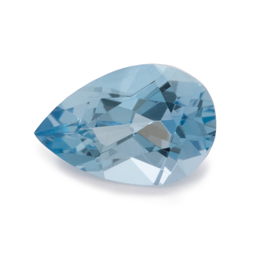 Aquamarin - AA, birnform, 6x4 mm, 0,30-0,38 cts, Nr. A04002