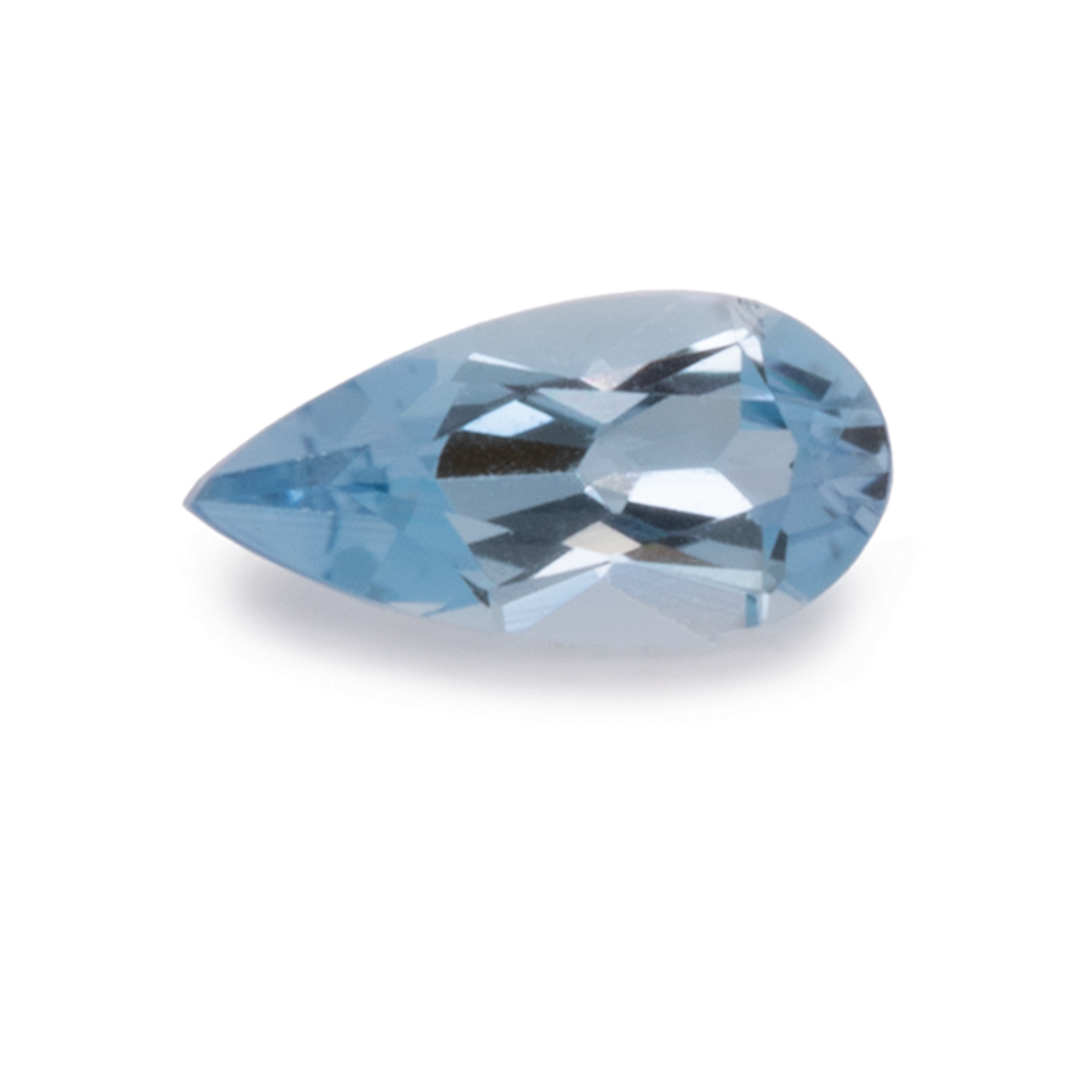 Aquamarine - AA, pearshape, 4x2 mm, 0.05-0.07 cts, No. A05002