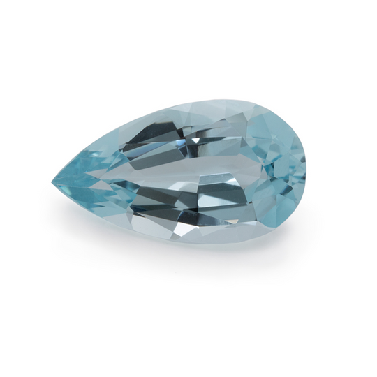 Aquamarin - A, birnform, 18x10 mm, 6,13 cts, Nr. A15001