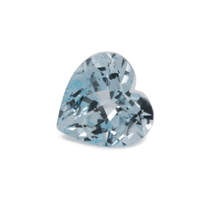 Aquamarine - B, heart, 10x10 mm, 3.26 cts, No. A16009