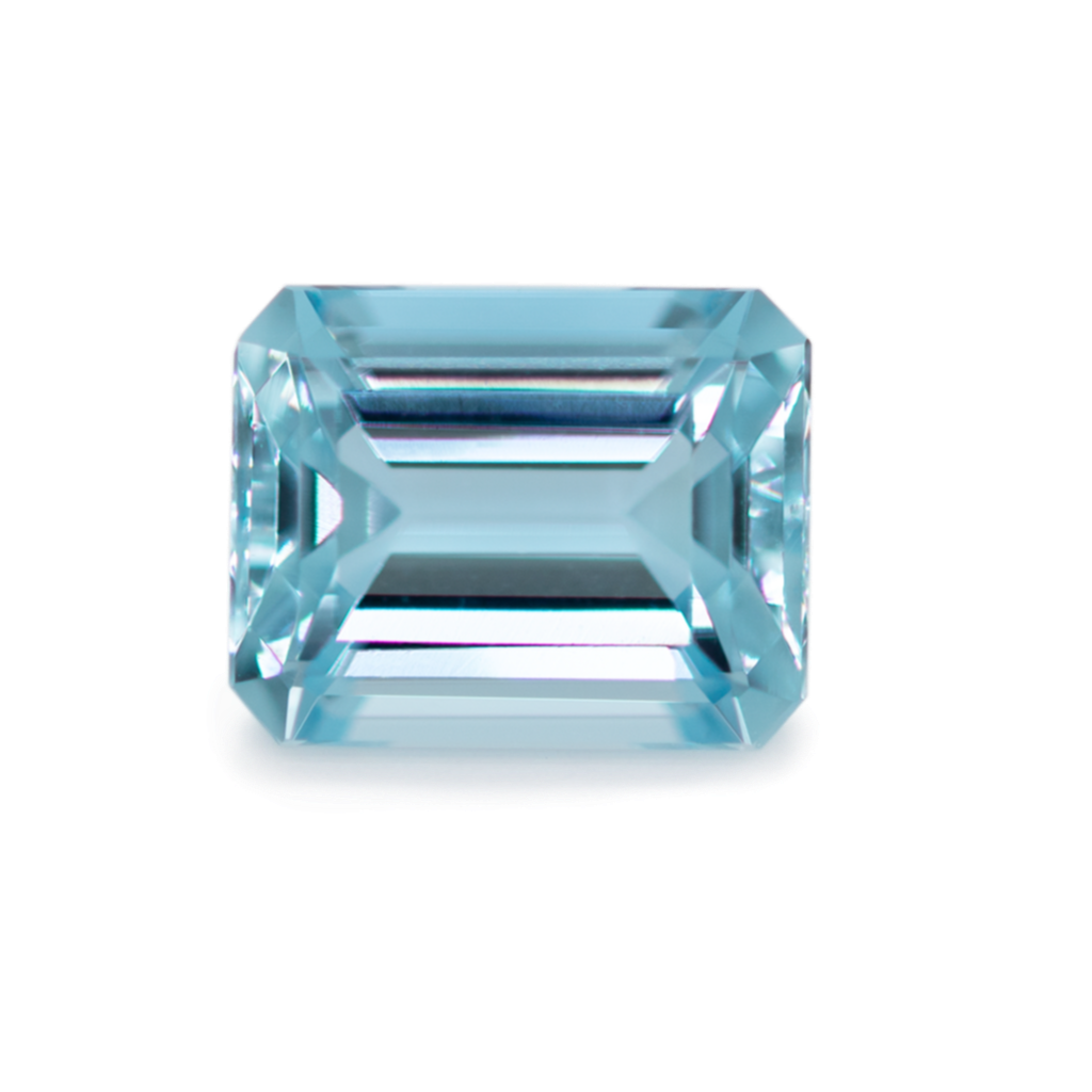 Aquamarine - AA, octagon, 10x8 mm, 3.09 cts, No. A17002