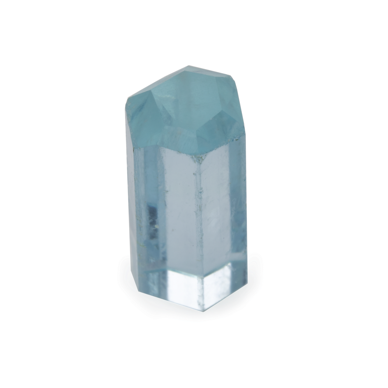 Aquamarin - AA, Kristall, 12,5x5,5 mm, 4,41 cts, Nr. A76002