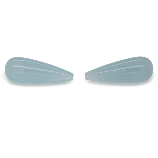 Aquamarin Paar - A, pampel, 22,2x8,1 mm, 19,19 cts, Nr. A95001