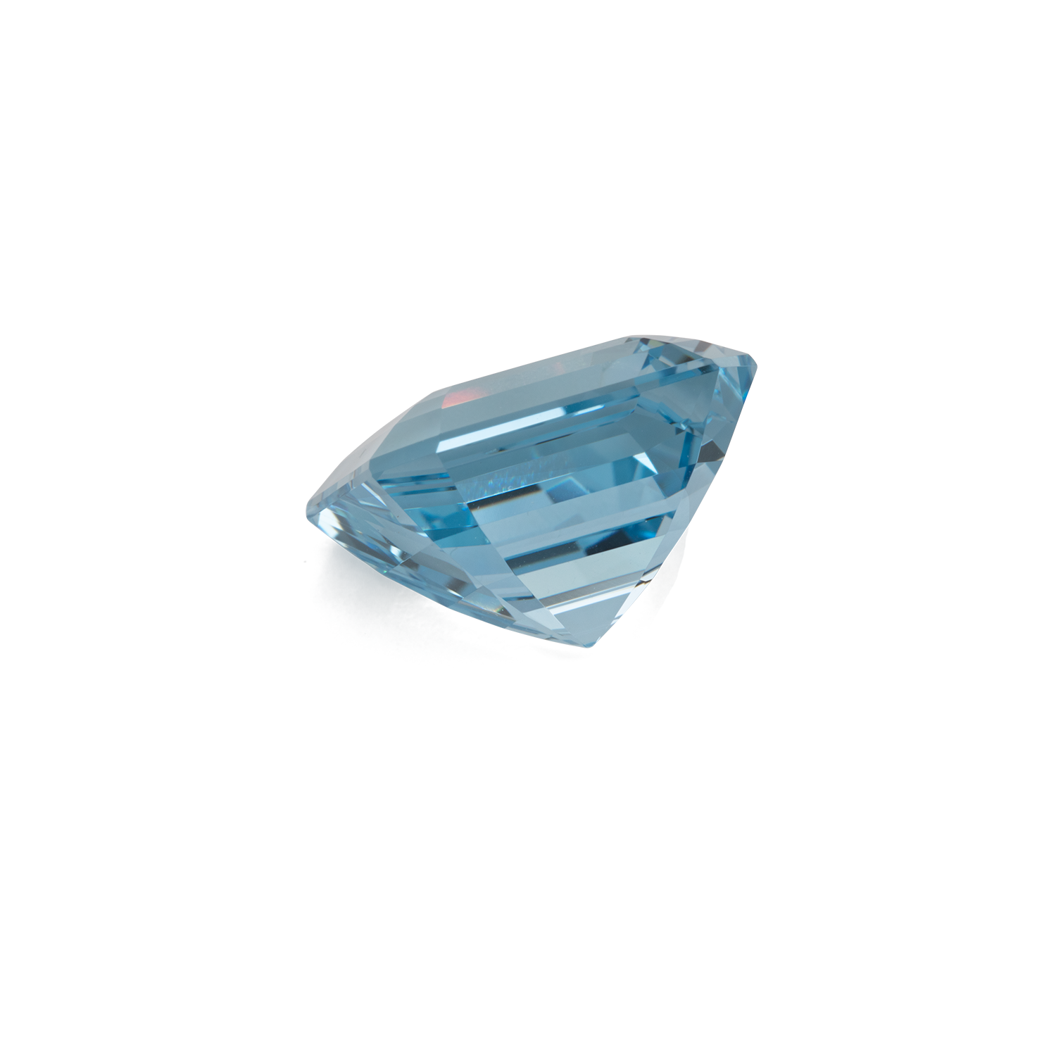 Aquamarin - AA, asscher, 13x13 mm, 9,82 cts, Nr. A97001