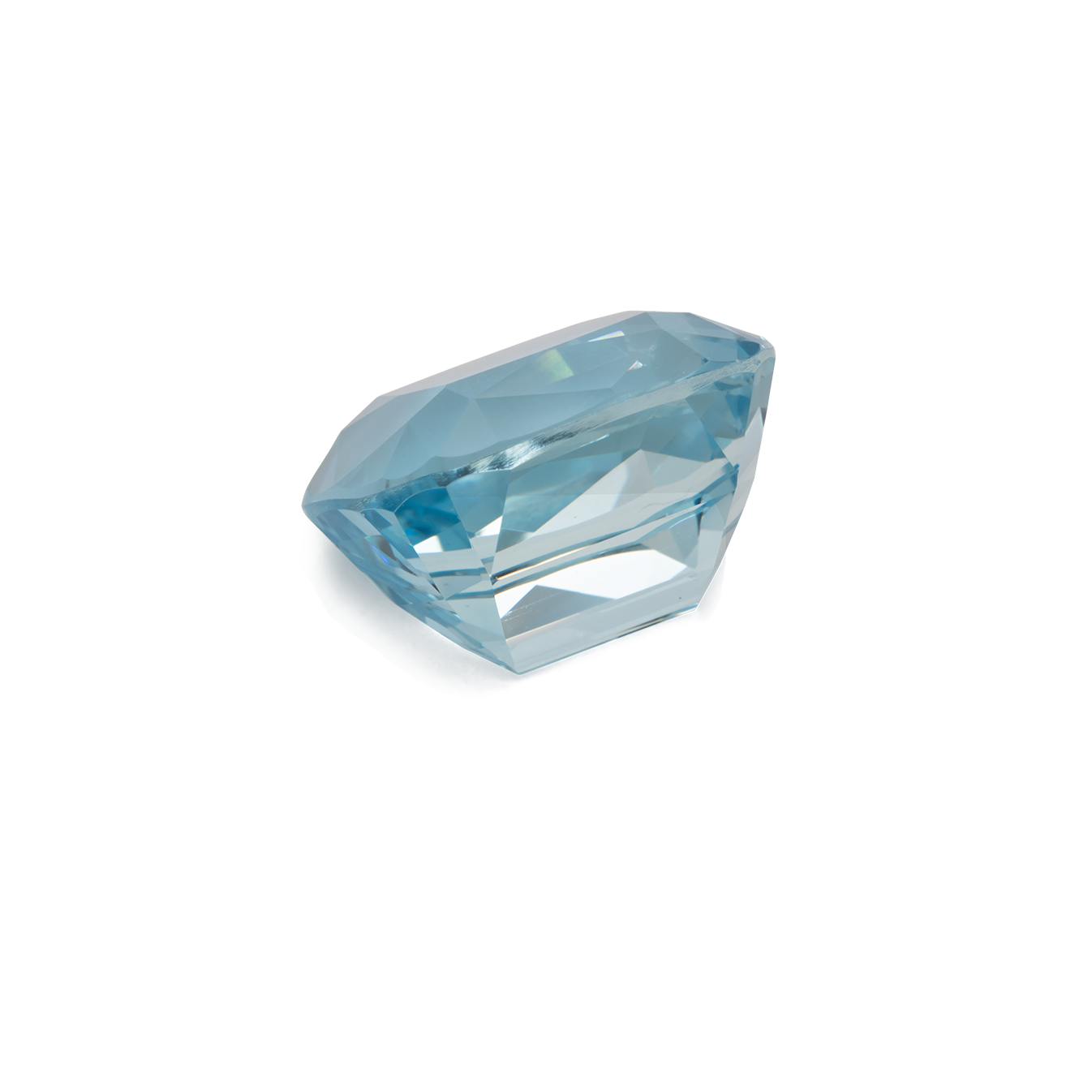 Aquamarin - AA, antik, 13x13 mm, 10,44 cts, Nr. A98001