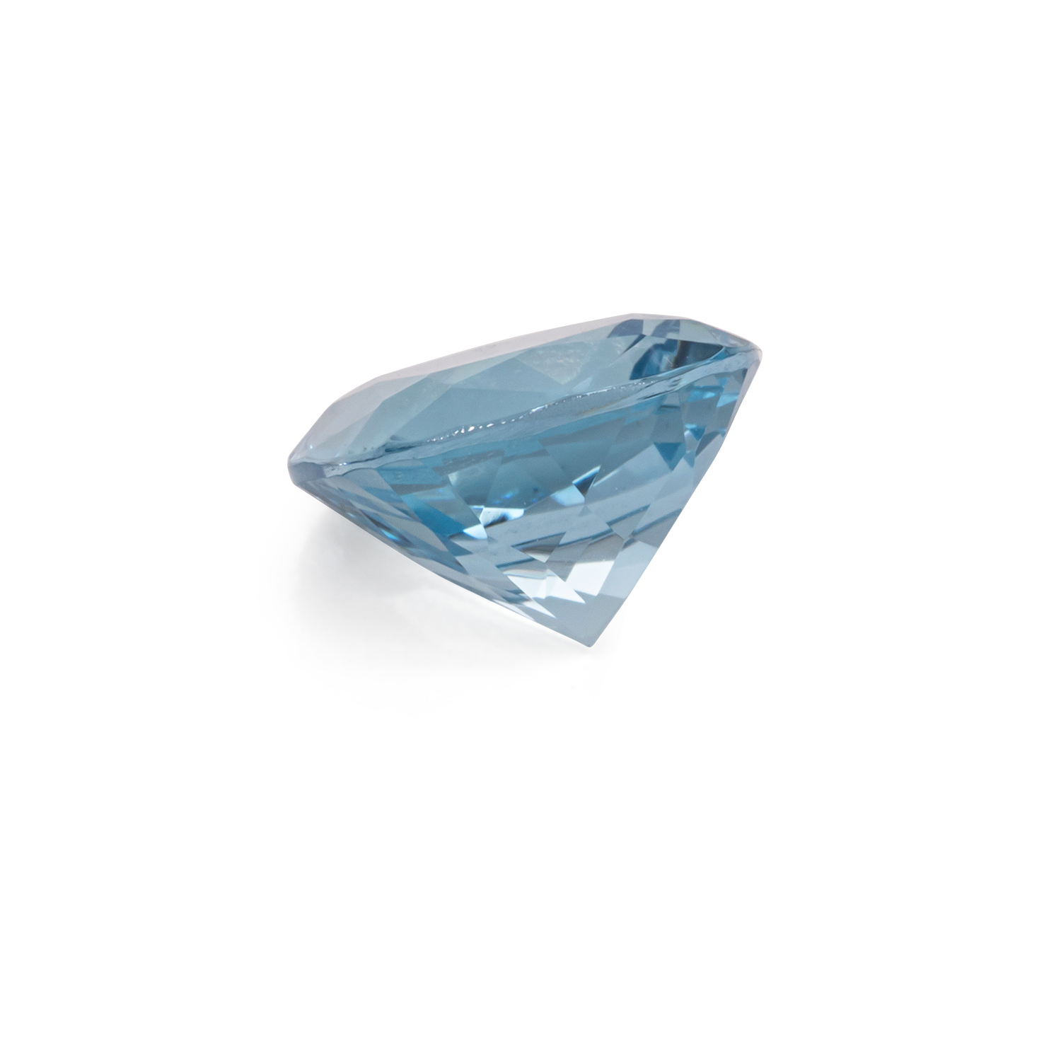 Aquamarin - AA, antik. 8x8 mm, 2,00 cts, Nr. A99009