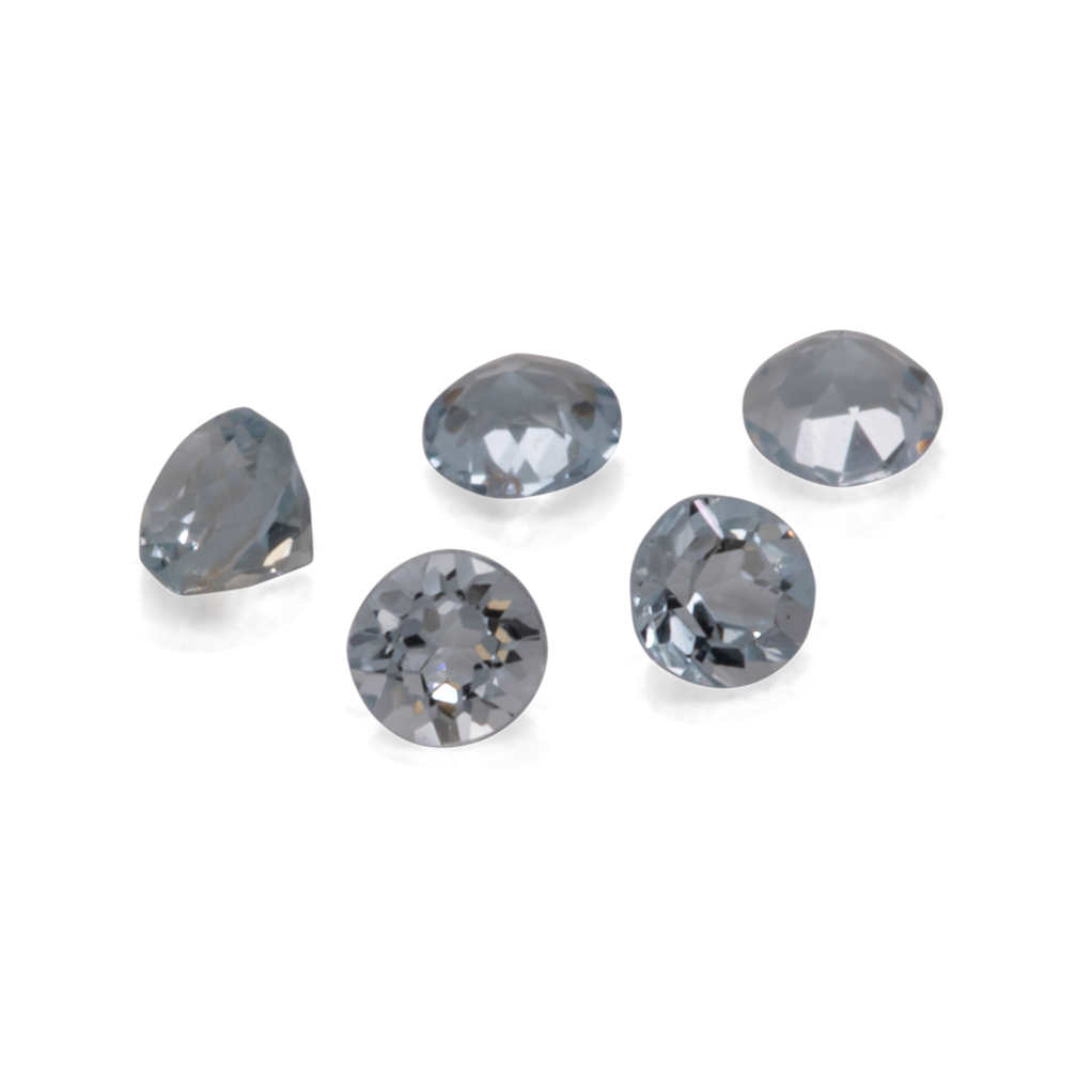 Aquamarine - B, round, 1.7x1.7 mm, approx. 0.01 cts, No. A99013