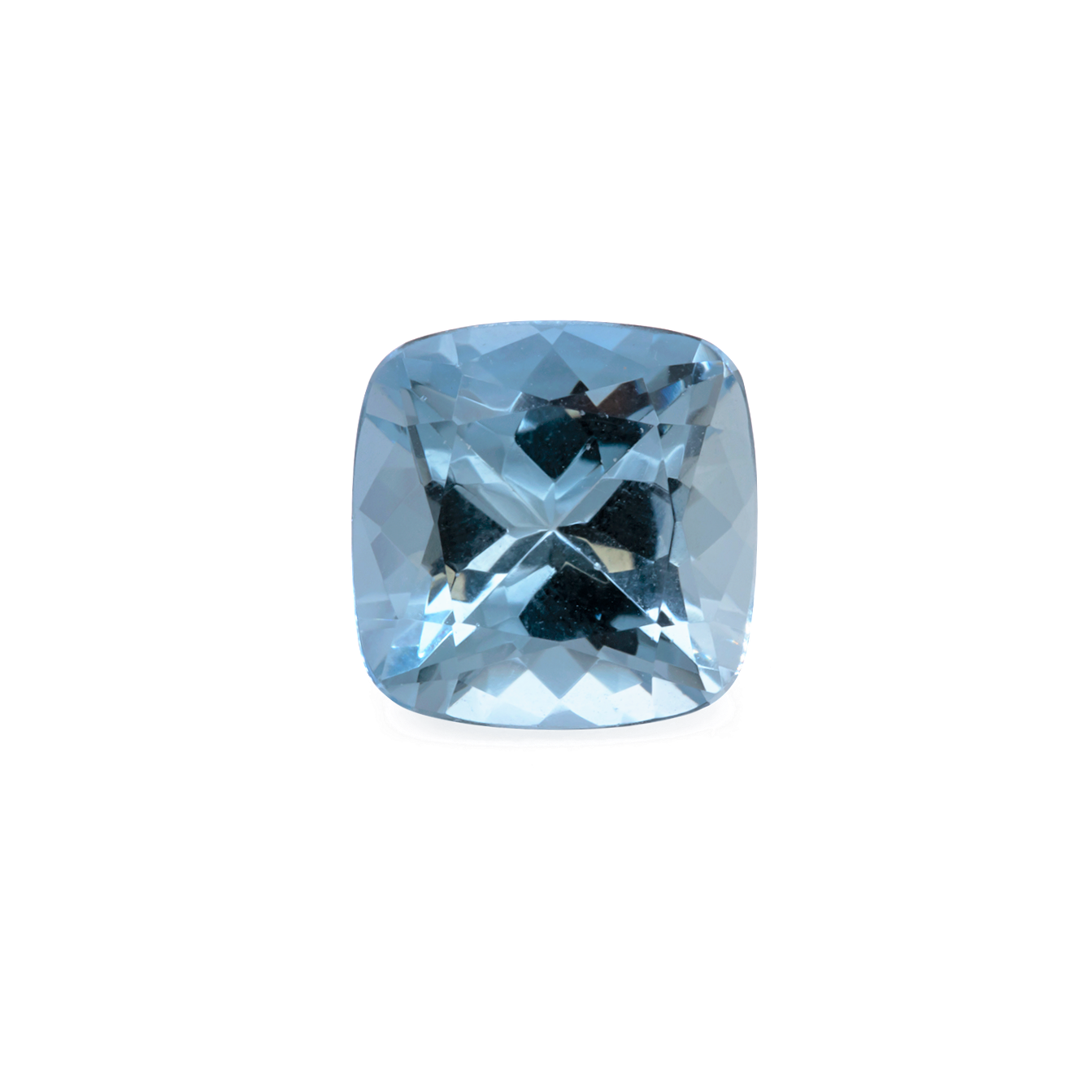 Aquamarine - A, cushion, 8x8 mm, 2.16 cts, No. A99025