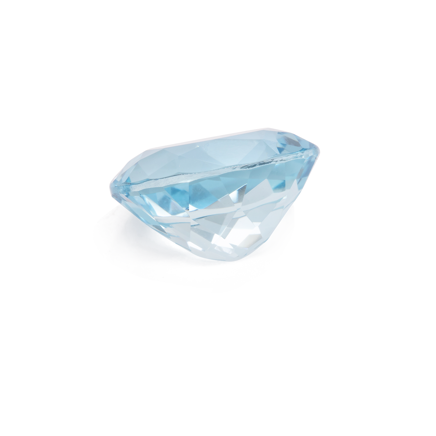 Aquamarine - AA, oval, 12x10 mm, 4.42 cts, No. A99027