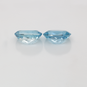 Aquamarine Pair - AA, oval, 8x6 mm, 2.16 cts, No. A99036