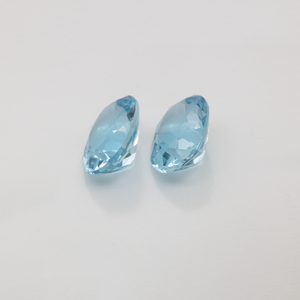 Aquamarine Pair - AA, oval, 8x6 mm, 2.16 cts, No. A99036