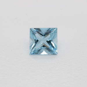 Aquamarine - AA, square, 4x4 mm, 0.25 - 0.28 cts, No. A99047