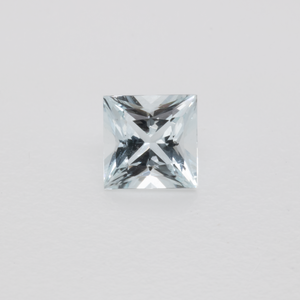 Aquamarine - A, square, 4x4 mm, 0.28 - 0.30 cts, No. A99048