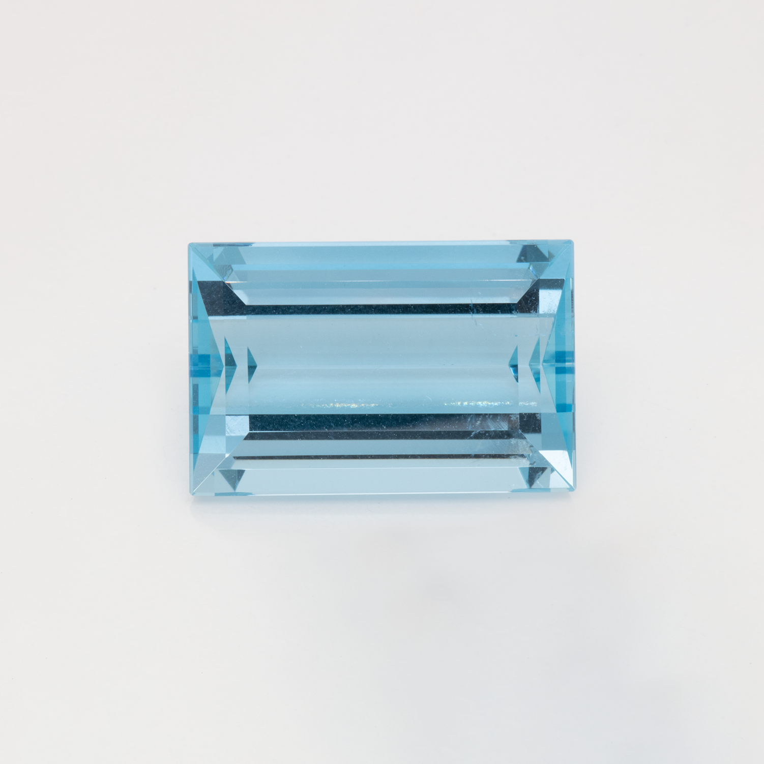 Aquamarine - AA, baguette, 15x10 mm, 7.20 cts, No. A99069