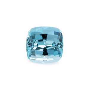 Aquamarine - AA, cushion, 12x12 mm, 8.29 cts, No. A99070