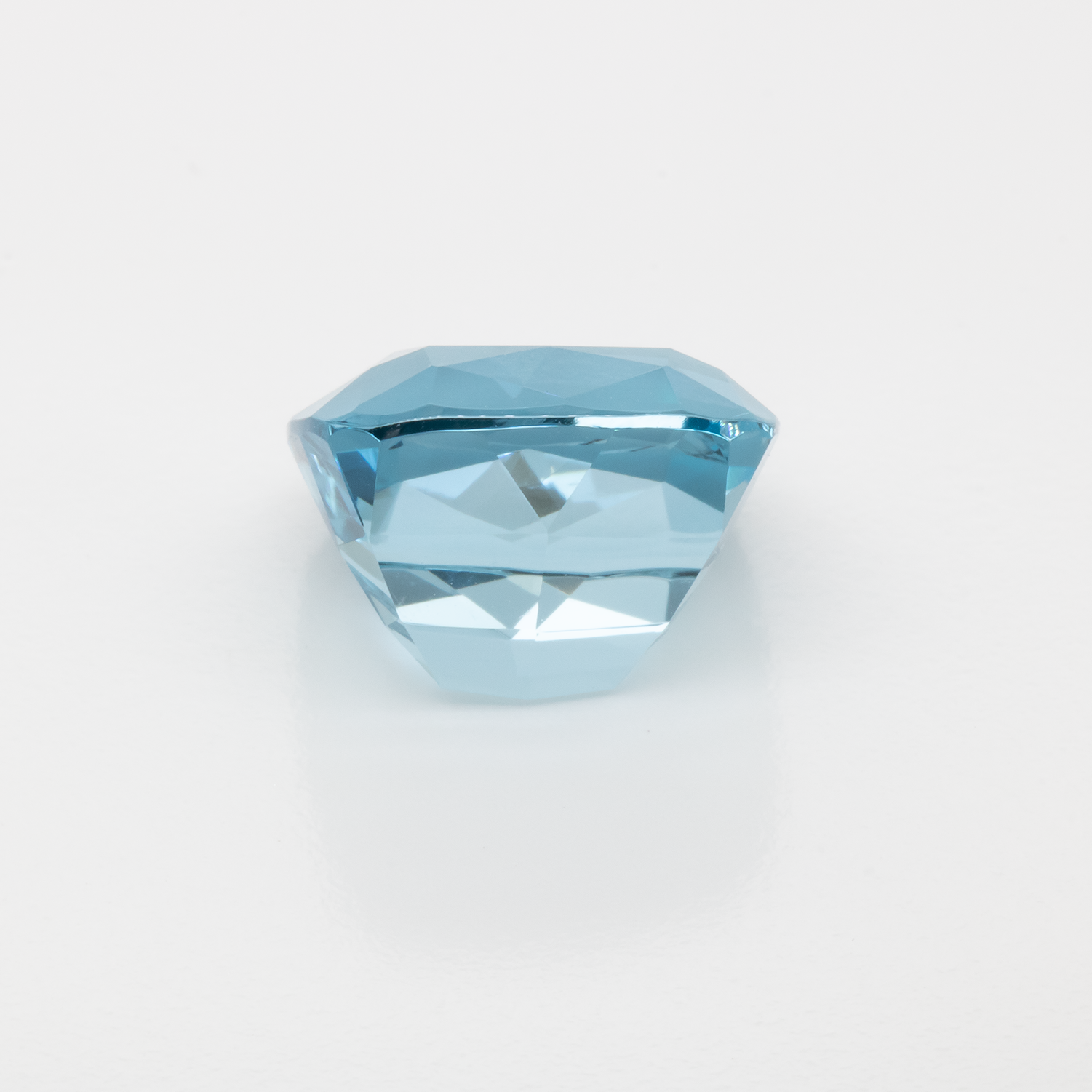 Aquamarine - AA, cushion, 12x12 mm, 8.29 cts, No. A99070
