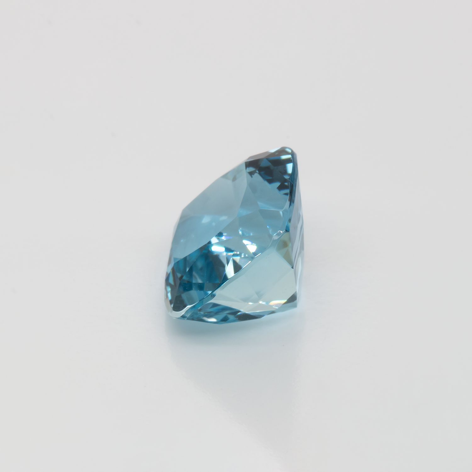 Aquamarine - AA, cushion, 12x12 mm, 8.29 cts, No. A99070