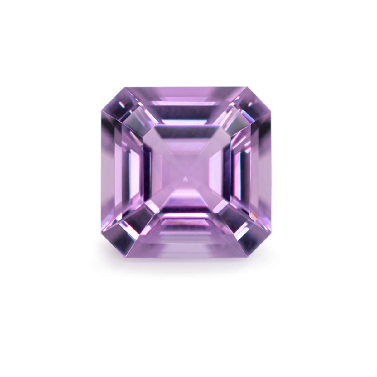 Amethyst - lila, asscher, 10x10 mm, 3,66 cts, Nr. AMY10001