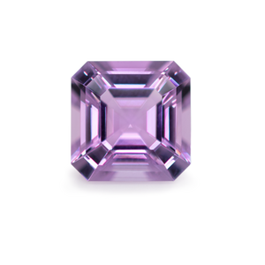 Amethyst - lila, asscher, 10x10 mm, 3,66 cts, Nr. AMY10001
