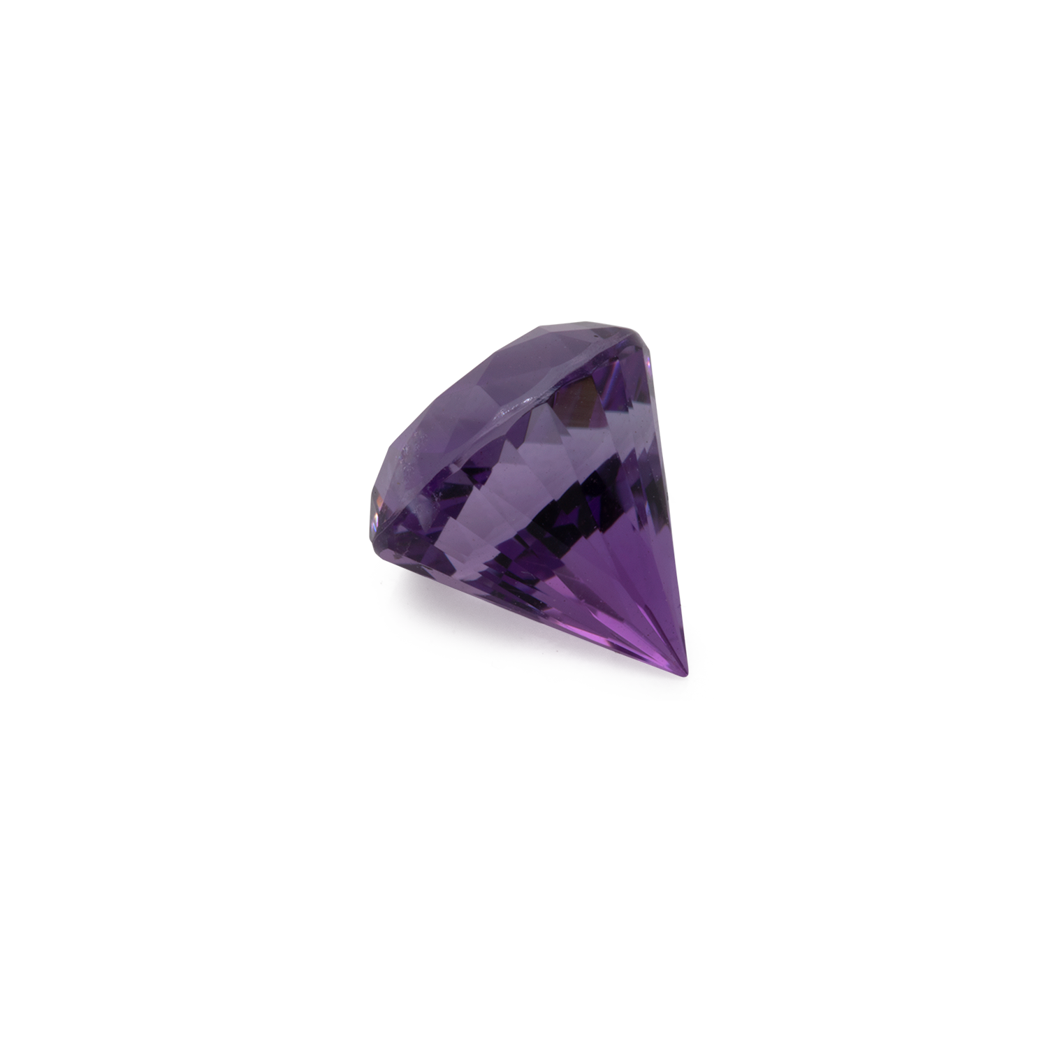 Amethyst - purple, round, 6.8x6.8x7.2 mm, 1.49 cts, No. AMY17001