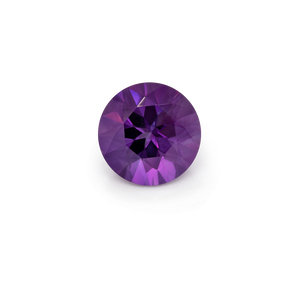 Amethyst - purple, round, 9x9 mm, 2.30-2.40 cts, No. AMY22001
