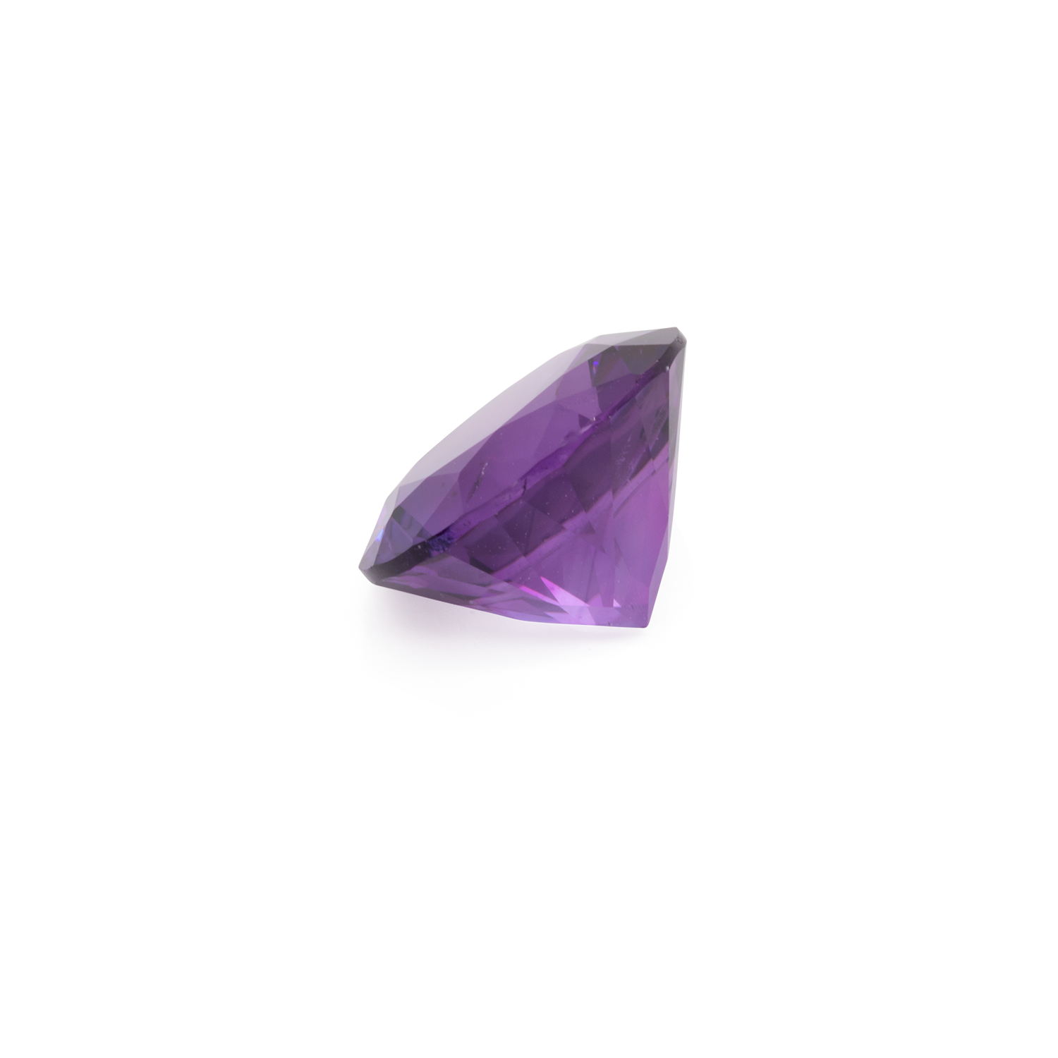 Amethyst - purple, round, 13x13 mm, 6.91 cts, No. AMY31001