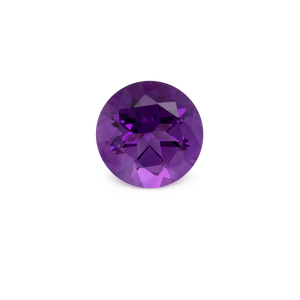 Amethyst - purple, round, 12x12 mm, 5.36 cts, No. AMY32001