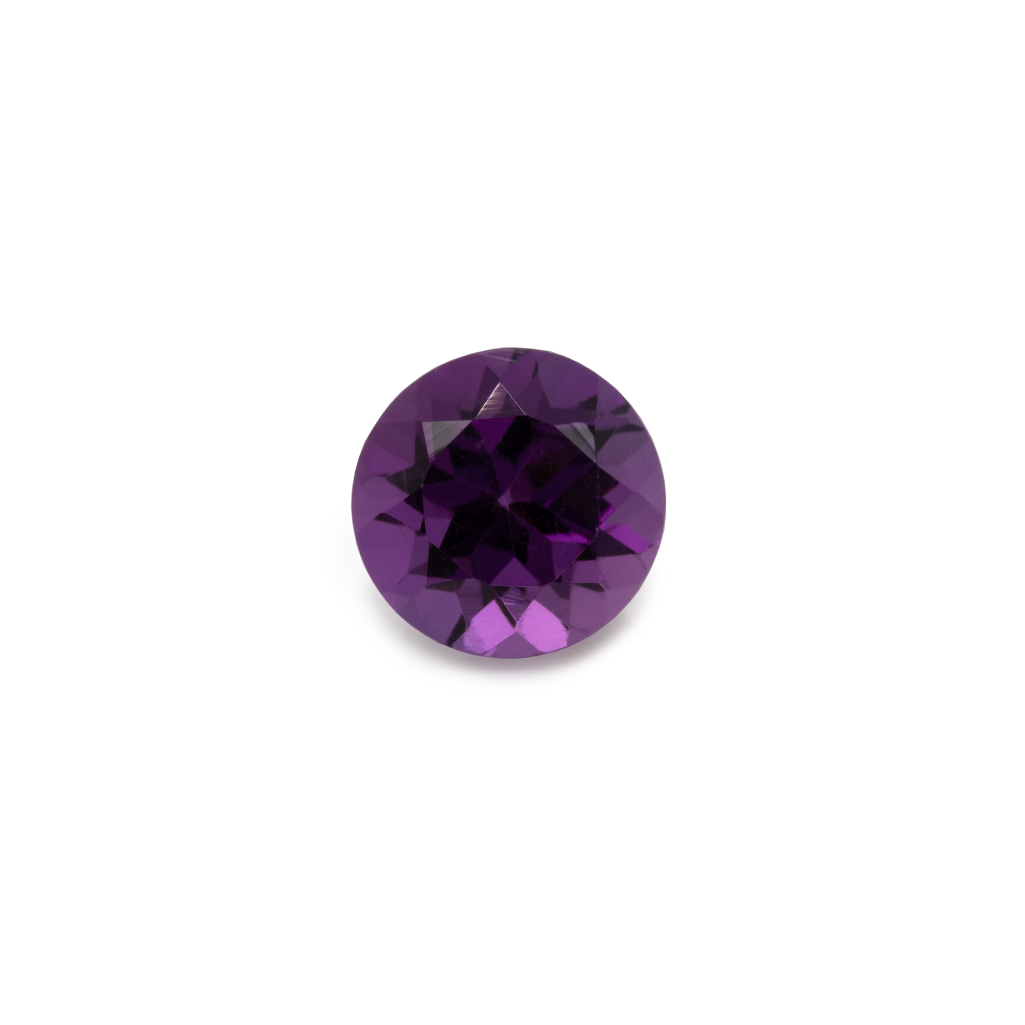 Amethyst - purple, round, 6x6 mm, 0.84-0.89 cts, No. AMY40001