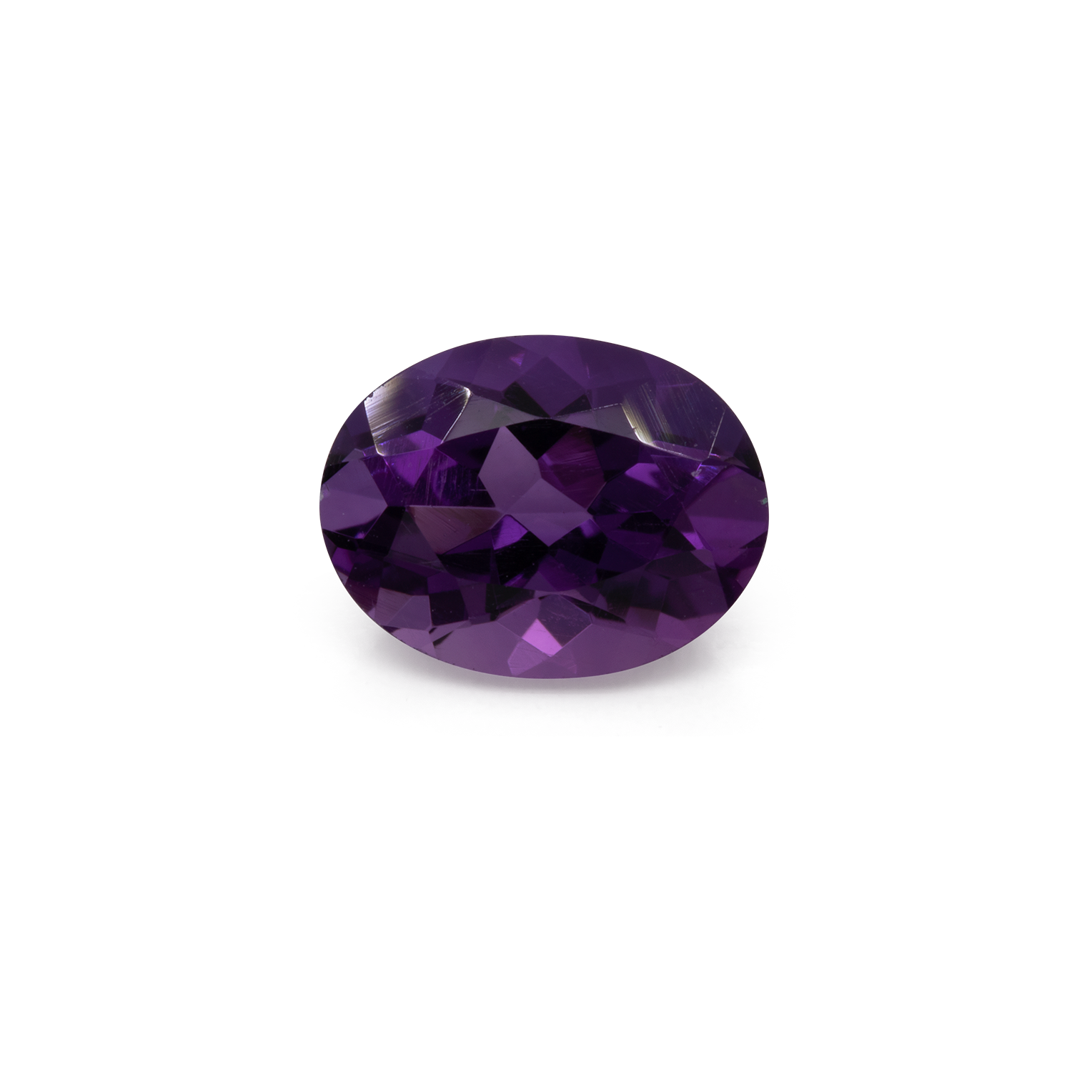 Amethyst - dark purple, oval, 9x7 mm, 1.45-1.65 cts, No. AMY49001
