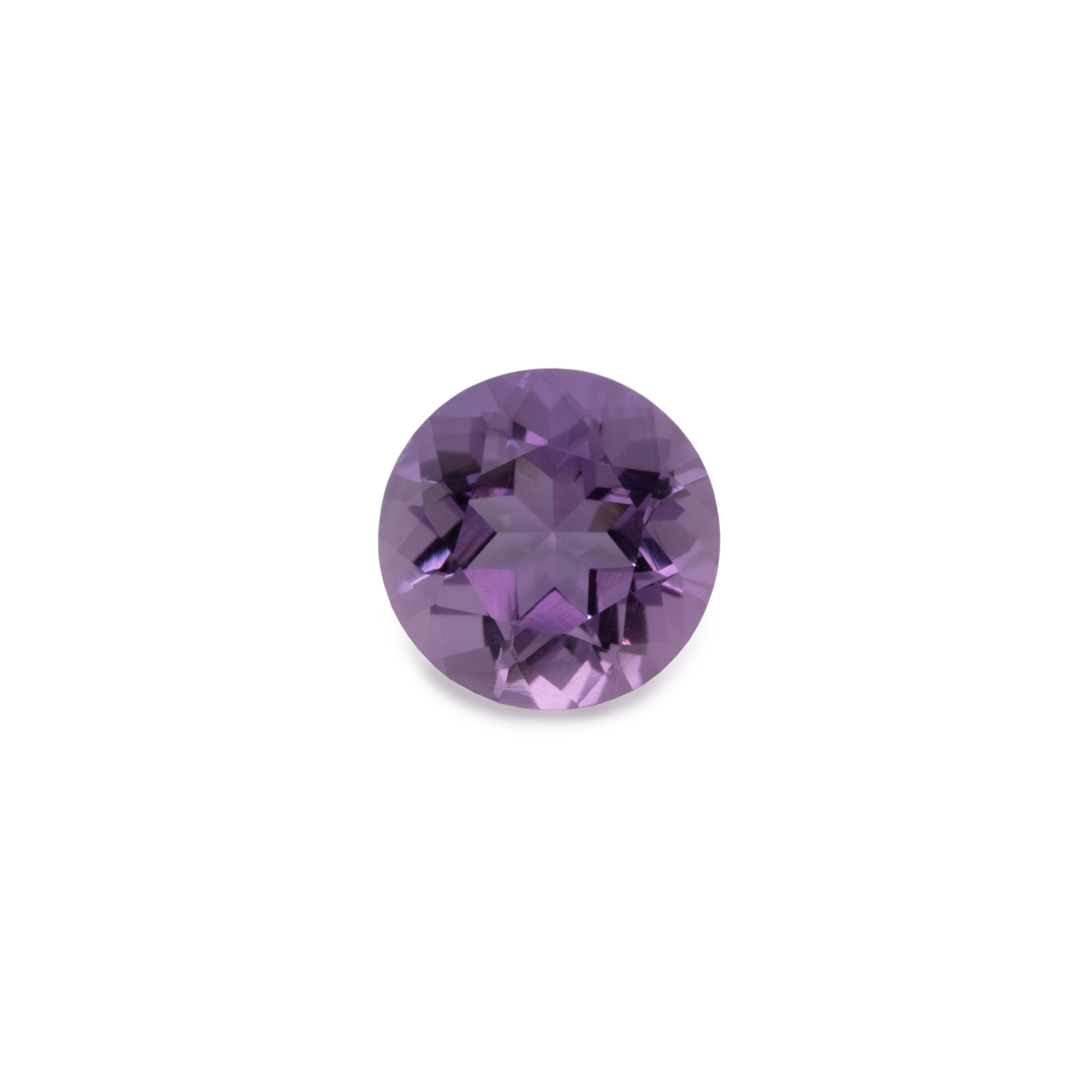 Amethyst - purple, round, 6x6 mm, 0.70-0.79 cts, No. AMY50001