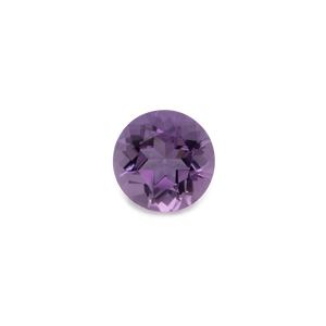 Amethyst - purple, round, 6x6 mm, 0.70-0.79 cts, No. AMY50001