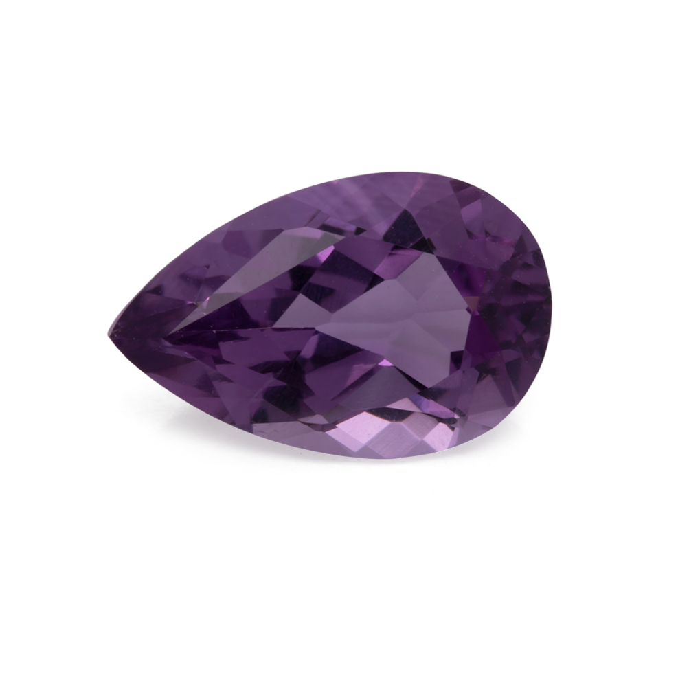Amethyst - purple, pearshape, 11x7 mm, 1.60-1.99 cts, No. AMY65001