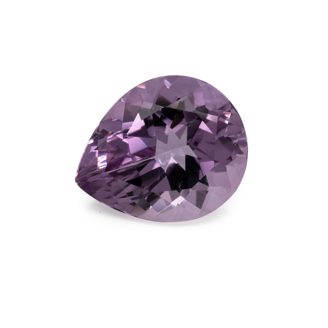 Amethyst - purple, pearshape, 14x11.6 mm, 5.70 cts, No. AMY68001