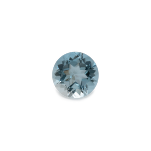 Beryll - blau, rund, 5x5 mm, 0,45-0,47 cts, Nr. BY80001