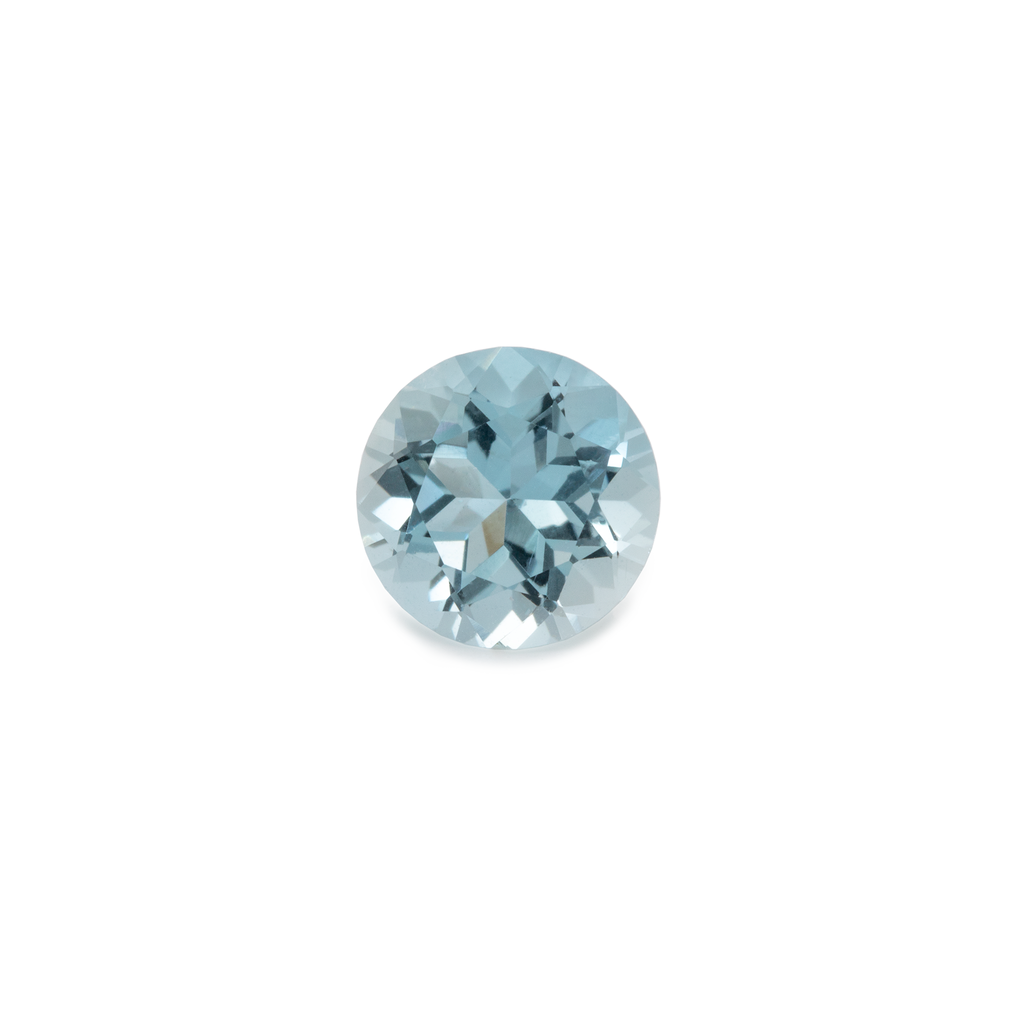 Beryl - blue, round, 6x6 mm, 0.72 cts, No. BY90001