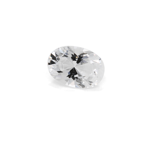 Beryll - weiß, oval, 6x4,2 mm, 0,37 cts, Nr. BY90008