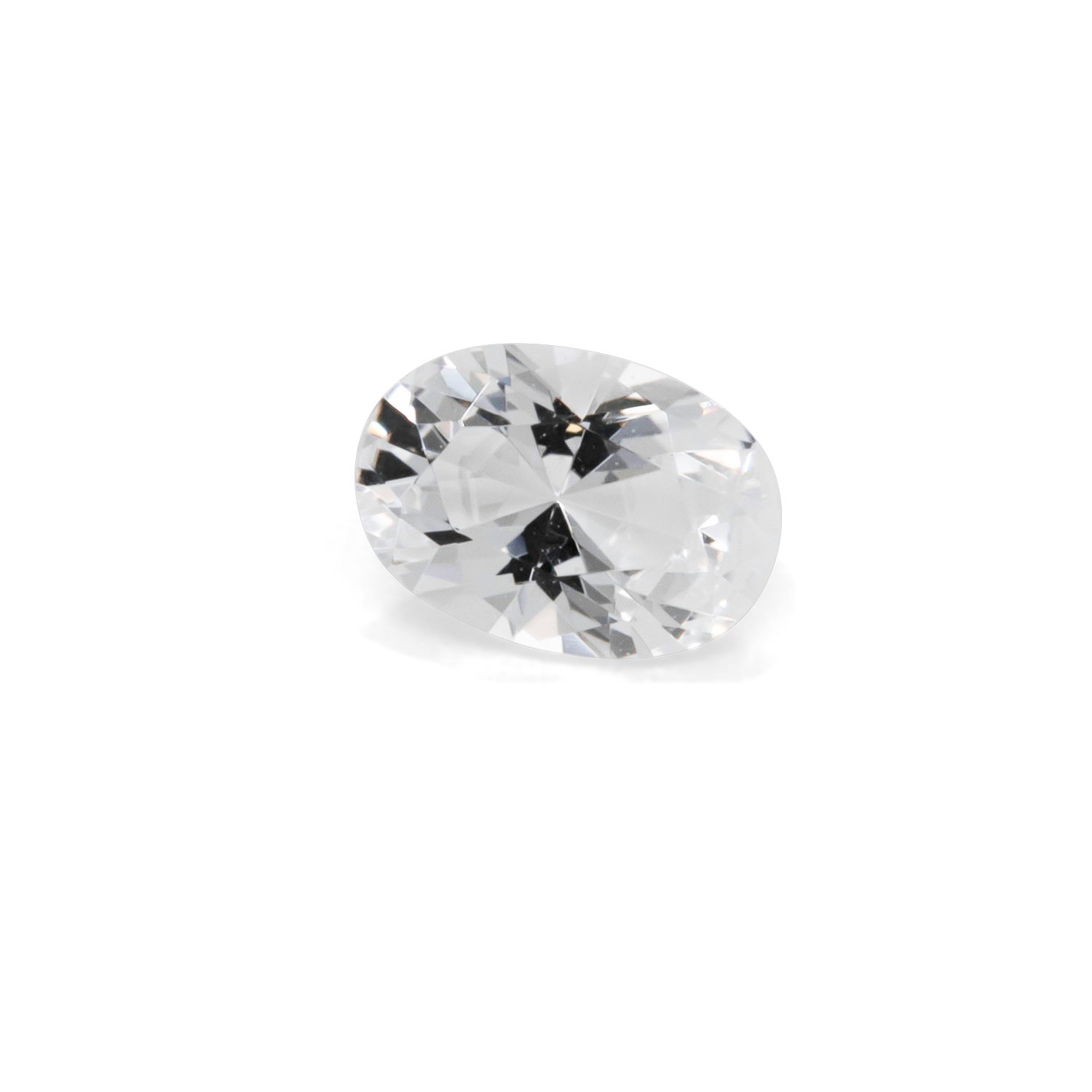 Beryll - weiß, oval, 6x4,2 mm, 0,37 cts, Nr. BY90008