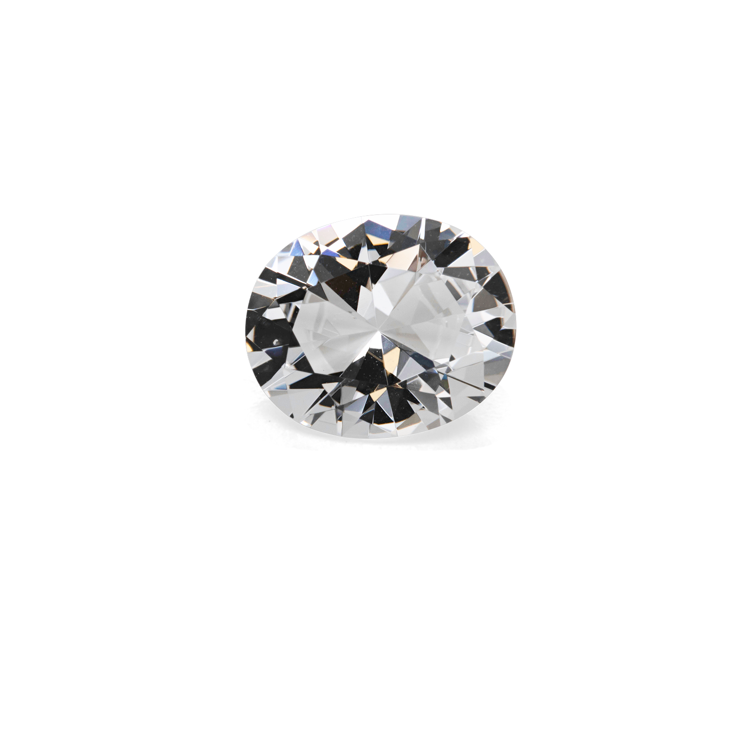 Beryl - white, oval, 11x9.1 mm, 2.98 cts, No. BY90010