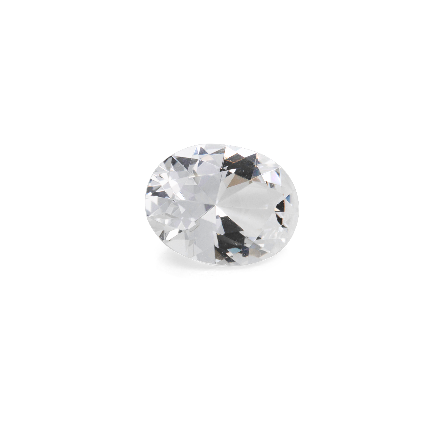 Beryl - white, oval, 8x6.1 mm, 1.05 cts, No. BY90012