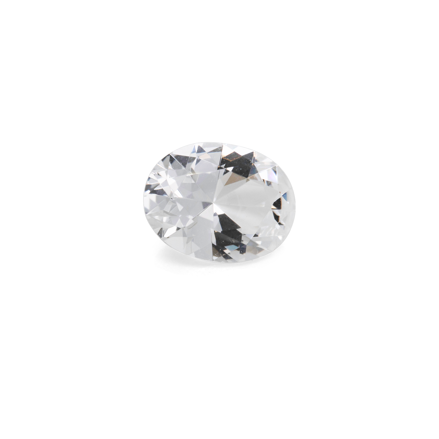 Beryll - weiß, oval, 8x6,1 mm, 1,05 cts, Nr. BY90012