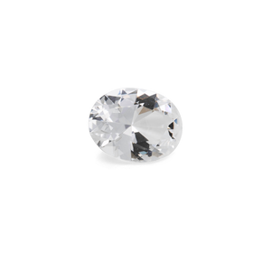 Beryl - white, oval, 8x6.1 mm, 1.05 cts, No. BY90012
