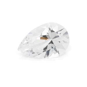 Beryl - white, pearshape, 9x6 mm, 0.97 cts, No. BY90027