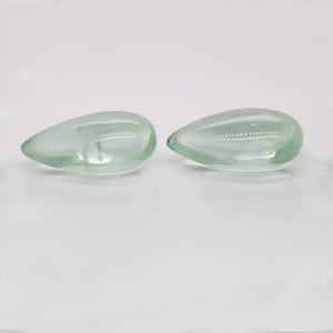 Beryl Pair - green, briolet, 27x16 mm, 61.89 cts, No. BY90042
