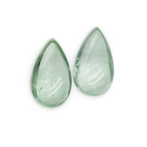 Beryl Pair - green, briolet, 27x16 mm, 61.89 cts, No. BY90042