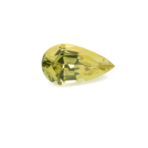 Chrysoberyl  - yellow, pearshape, 15.4x8.9 mm, 5.66 cts, No. CHB10003