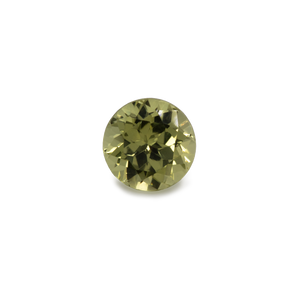 Chrysoberyl - yellow, round, 5.1x5.1 mm, 0.69 cts, No. CHB60001
