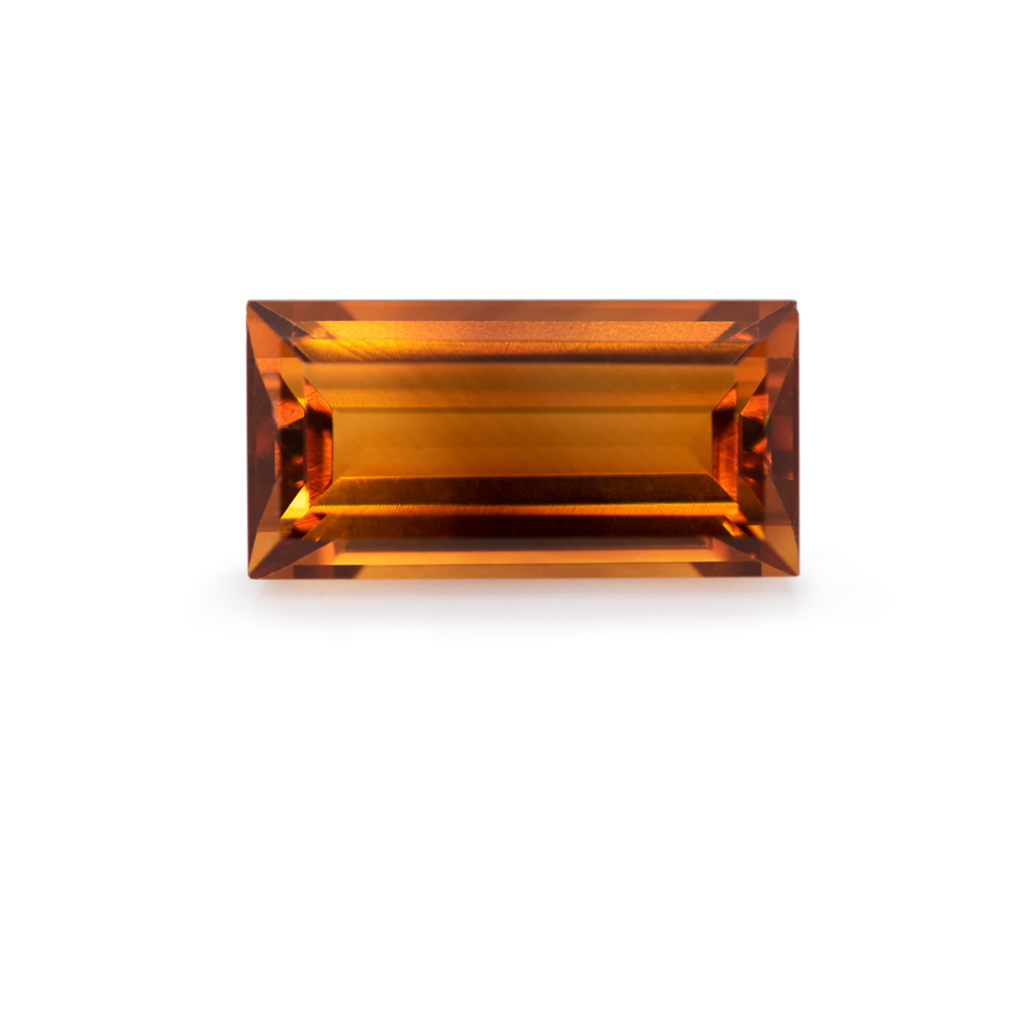 Citrin - orange, baguette, 12x6 mm, 2,62 cts, Nr. CT10001