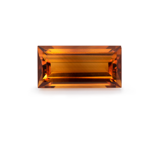 Citrine - yellow, baguette, 12x6 mm, 2.62 cts, No. CT10001